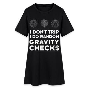 nerd physiker mathematik experiment sci-fi spruch - Frauen T-Shirt-Kleid - Schwarz - Vorne