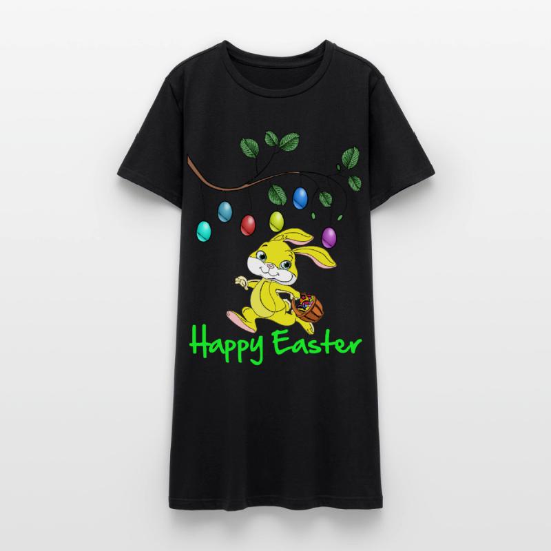 Easter Easter, happy easter, easter bunny, happy easter Women’s T-Shirt Dress