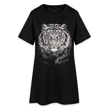 Tiger - Robe T-shirt Femme - noir - Devant
