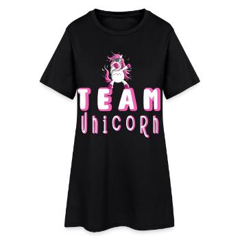 Team Licorne I Dab Dance Unicorn I Fantasy - Robe T-shirt Femme - noir - Devant