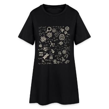 Science chemistry teacher gift - Women’s T-Shirt Dress - black - Front