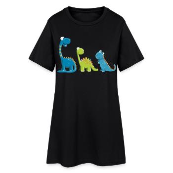 Drôle De Dinosaure Espèces I Dino Enfants Cadeau - Robe T-shirt Femme - noir - Devant