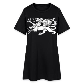 Rostock Griffin - Vogel Griffin - Women’s T-Shirt Dress - black - Front