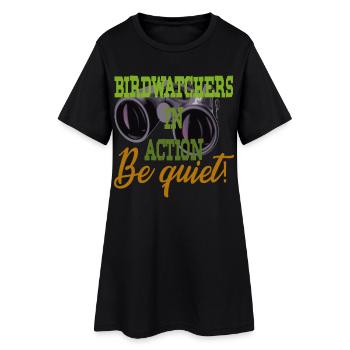 Observation des oiseaux Ornithologie - Robe T-shirt Femme - noir - Devant