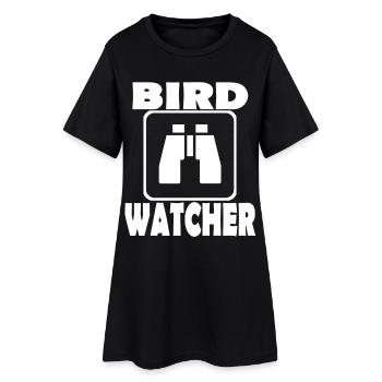 Observation des oiseaux Ornithologie - Robe T-shirt Femme - noir - Devant