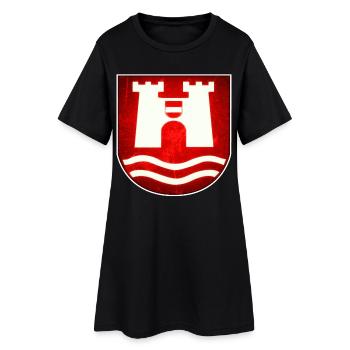 Linz Autriche - Design - Robe T-shirt Femme - noir - Devant