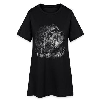 Bear - Robe T-shirt Femme - noir - Devant