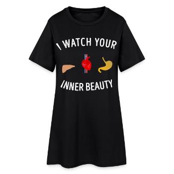 Medical Internal Beauty Medicine Internist Gift - Women’s T-Shirt Dress - black - Front