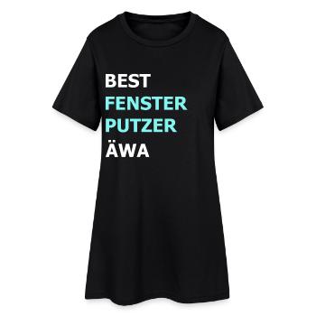 Bester Fensterputzer Reiniger Hausmann Geschenk - Frauen T-Shirt-Kleid - Schwarz - Vorne