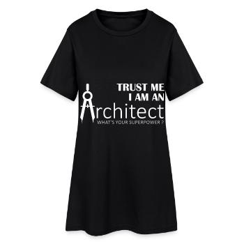 Architecte Inspiration T-shirt unisexe - Robe T-shirt Femme - noir - Devant