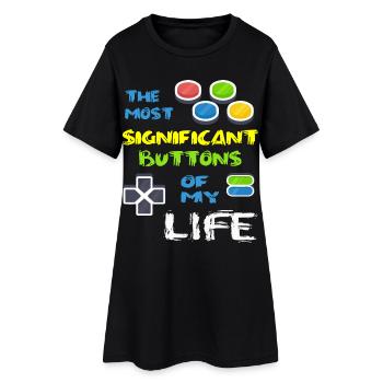 Jeu vidéo Jeu vidéo Jeux Hobby Cadeau - Robe T-shirt Femme - noir - Devant