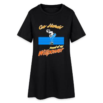 Fitness femme - Robe T-shirt Femme - noir - Devant