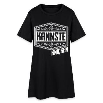 Lustiger Spruch - Hamburg Dialekt Berlinerisch - Frauen T-Shirt-Kleid - Schwarz - Vorne