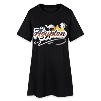 Egypte - Robe T-shirt Femme - noir - Devant
