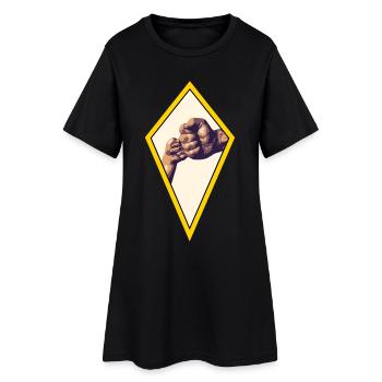 Père et fils Faust - Robe T-shirt Femme - noir - Devant
