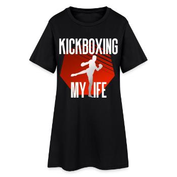 Kickboxing kickboxing - Robe T-shirt Femme - noir - Devant