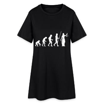 Lawyer Jurist Law Justitia Evolution - Women’s T-Shirt Dress - black - Front
