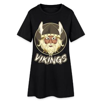 Vikings - Robe T-shirt Femme - noir - Devant