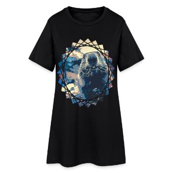 The groundhog is back - design - Women’s T-Shirt Dress - black - Front