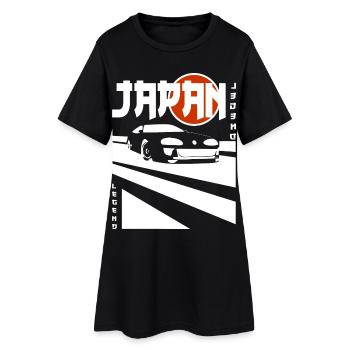 Légende du Japon – JDM Auto Power - Robe T-shirt Femme - noir - Devant