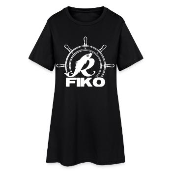 FIKO - Rostock - Robe T-shirt Femme - noir - Devant