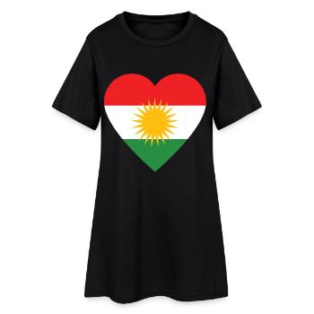 Kurdistan - Robe T-shirt Femme - noir - Devant