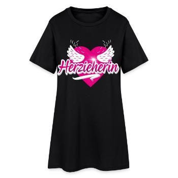 Erzieherin Erzieher - Frauen T-Shirt-Kleid - Schwarz - Vorne