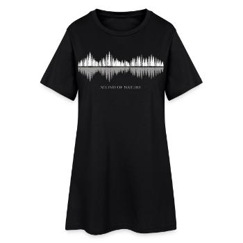 Sound of Nature - Winter - Women’s T-Shirt Dress - black - Front