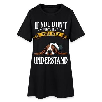 L’amour du chien Comprendre à travers un ami à fourrure - Robe T-shirt Femme - noir - Devant