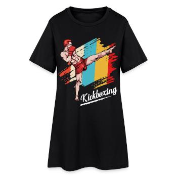Kickboxing Flag Style - Women’s T-Shirt Dress - black - Front