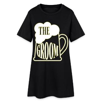 Bière de marié - Robe T-shirt Femme - noir - Devant