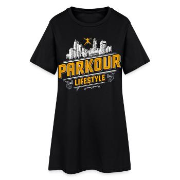 Parkour - Freerunning - Parcour - Robe T-shirt Femme - noir - Devant