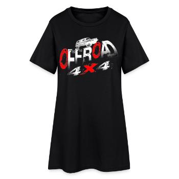 Véhicule hors route 4x4 - Robe T-shirt Femme - noir - Devant
