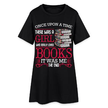 Girl Loves Books – It Was Mine - Women’s T-Shirt Dress - black - Front