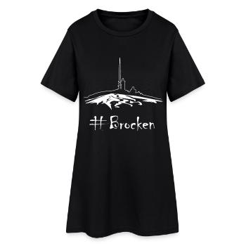 Brocken - la montagne dans les montagnes du Harz - Robe T-shirt Femme - noir - Devant