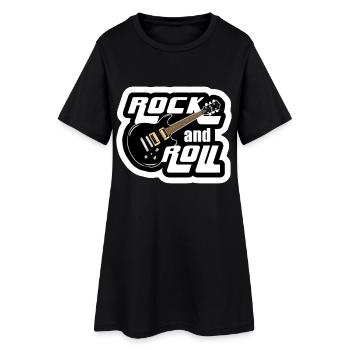 Musicien de style de musique Rock and Roll * - Robe T-shirt Femme - noir - Devant