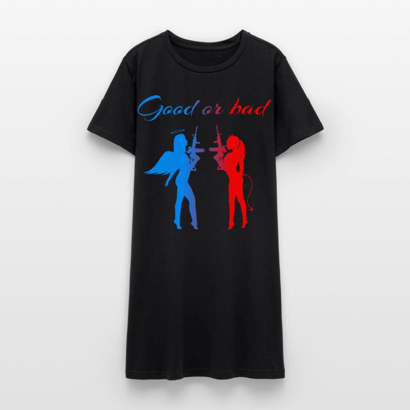 Angel Devil Women’s T-Shirt Dress