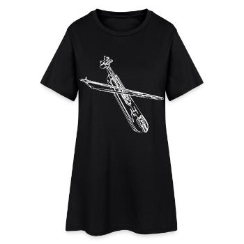 Instrument de Kemence - Robe T-shirt Femme - noir - Devant