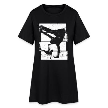Breakdancer - Women’s T-Shirt Dress - black - Front
