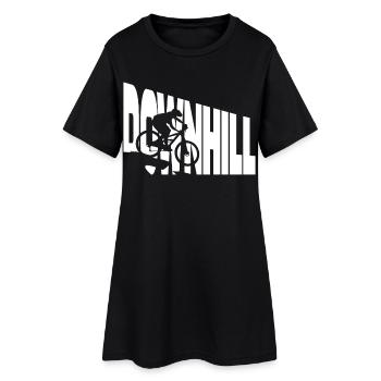 VTT de descente – l’adrénaline sur deux roues - Robe T-shirt Femme - noir - Devant