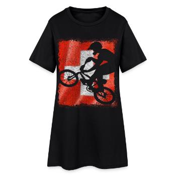 BMX Suisse - Bmx Bike - Robe T-shirt Femme - noir - Devant