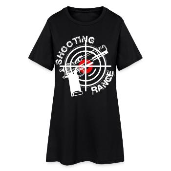Club de tir - Robe T-shirt Femme - noir - Devant