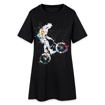 BMX Fahrrad / BMX Bike / BMX Freestyle - Robe T-shirt Femme - noir - Devant