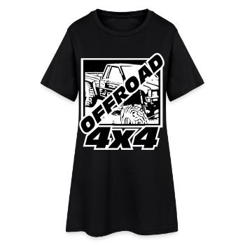 Hors route 4x4 - Hors route - Hors route - Robe T-shirt Femme - noir - Devant
