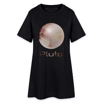 Pluto - Robe T-shirt Femme - noir - Devant