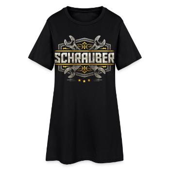 Tournevis - amateur - mécanicien automobile - Robe T-shirt Femme - noir - Devant