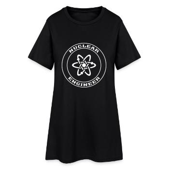 Cadeau d’ingénieur nucléaire, chemise de génie nucléaire - Robe T-shirt Femme - noir - Devant