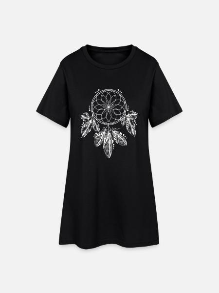 Dream catcher - Women’s T-Shirt Dress - black