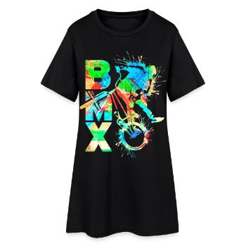 Schönes BMX Fahrrad | BMX Rad | Cooles BMX - Robe T-shirt Femme - noir - Devant