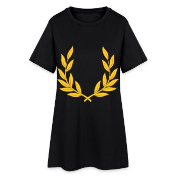 Laurel Wreath Victory Win Sport Golden Victory Victoires - Robe T-shirt Femme - noir - Devant